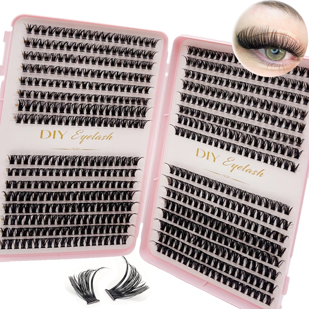 Eyelash Extension Wispy Look - 640 stks DIY Persoonlijke Wimpers 40
