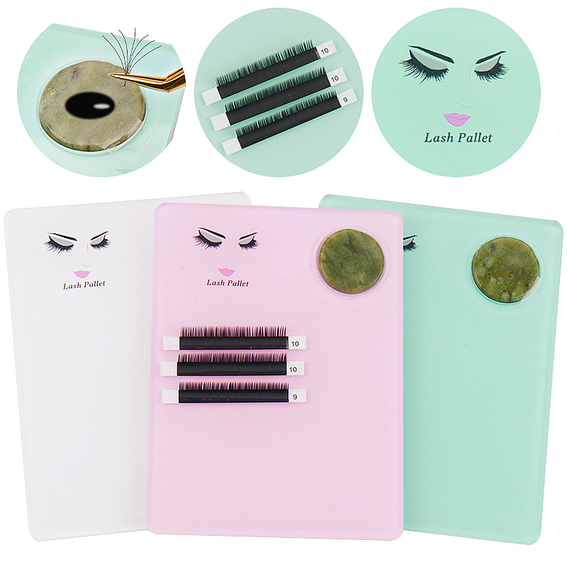 Lash Tile Palette - 1 stks Acryl Jade Steen Wimper