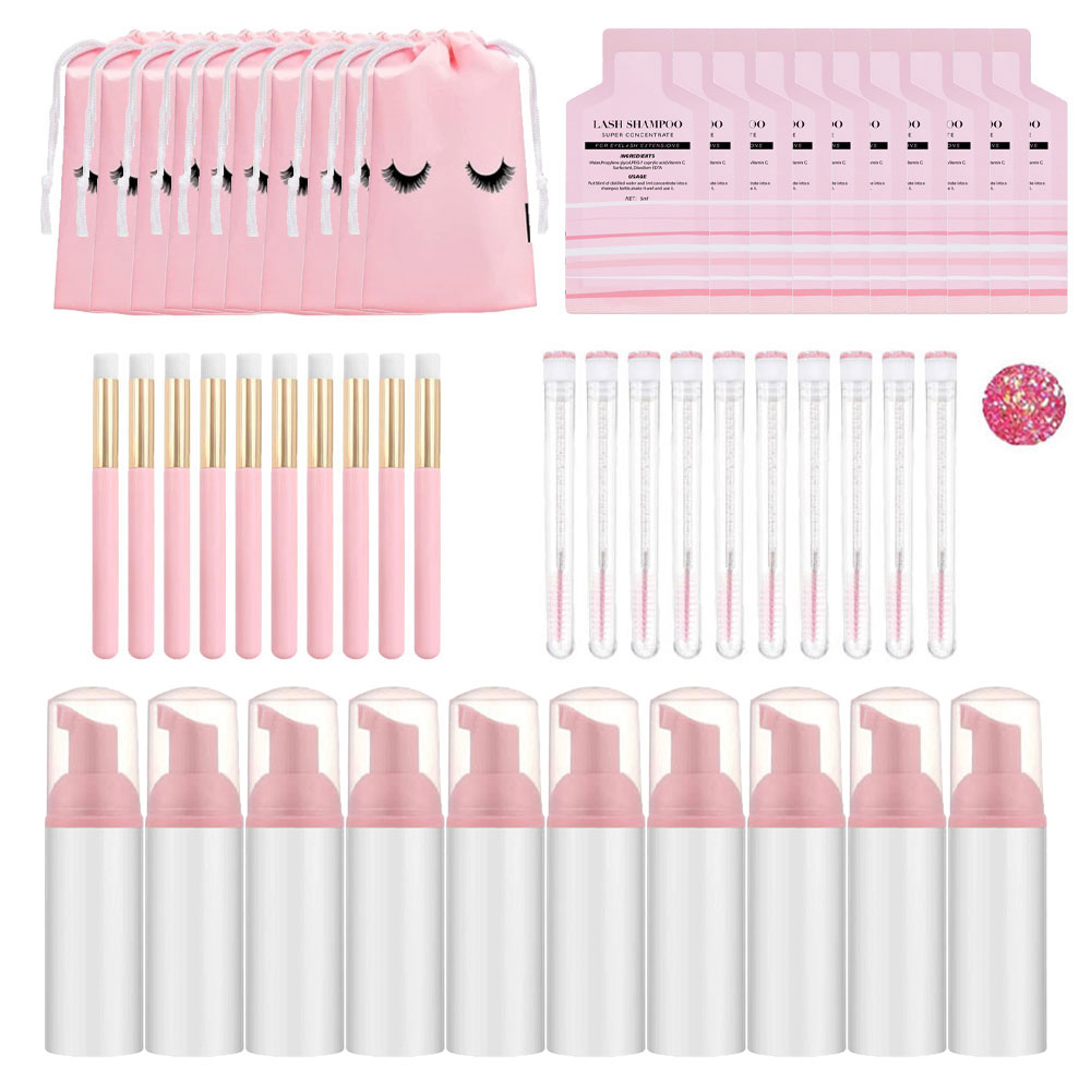 Eyelash Extension Wash Kit - Wimperverlenging Shampoo schuim Kit 60 ml