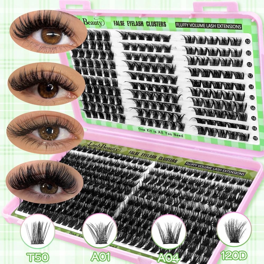 Eyelash Extension Wispy Look - Natuurlijke Look Kunstwimpers Bond & Seal