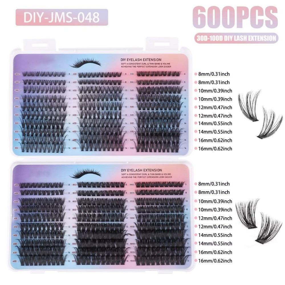 Eyelash Extension Wispy Look - Nieuwe Bond en Seal valse wimpers,