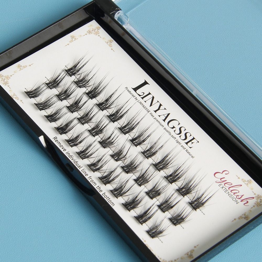 Eyelash Extension Wispy Look - L Curl Individuele Wimperextensions Pluizig Natuurlijk