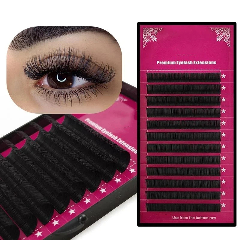 Eyelash Extension Volume Lashes - 【M】Wimperverlenging Individuele mixgrootte Minkwimpers Premium volumewimpers