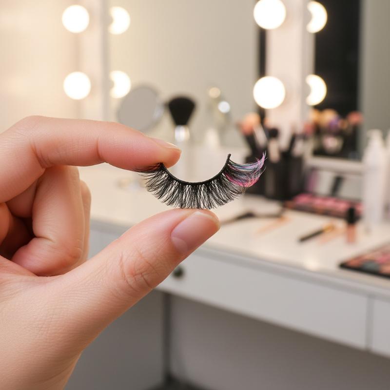 Eyelash Extension Russian - 7 Paar Kleurrijke Nepwimpers 3D Mink