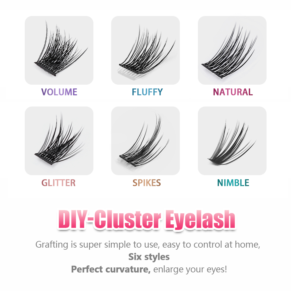 Masscaku Lash Clusters Diy Wim - Eyelash Extension Wispy Look recensie en prijs