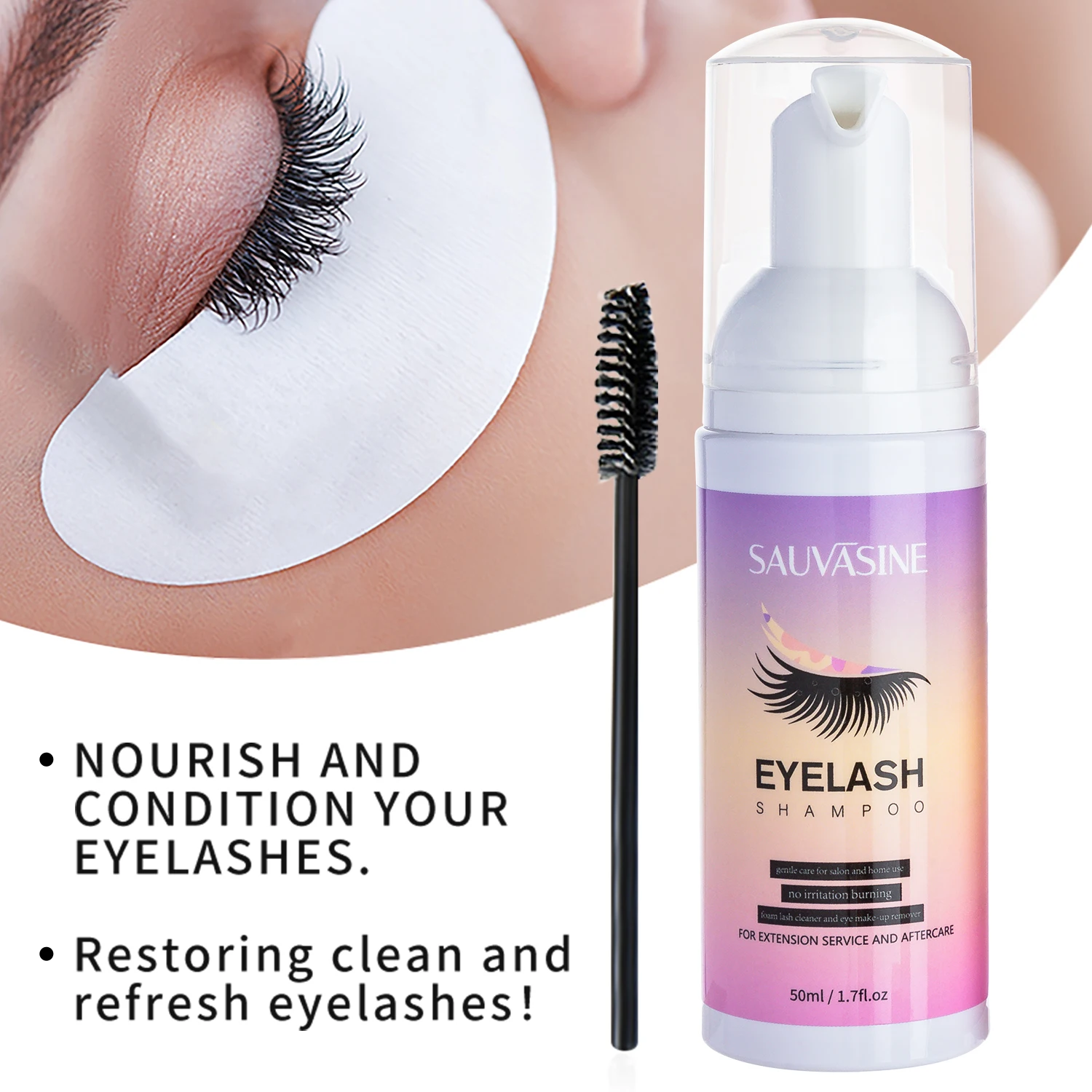 5/10PCS 50ML Wimperverlenging  - Eyelash Extension Wash Kit recensie en prijs