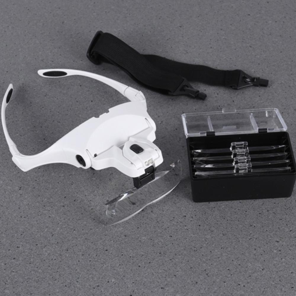 5-lens verstelbare vergrootgla - Eyelash Extension Glasses recensie en prijs