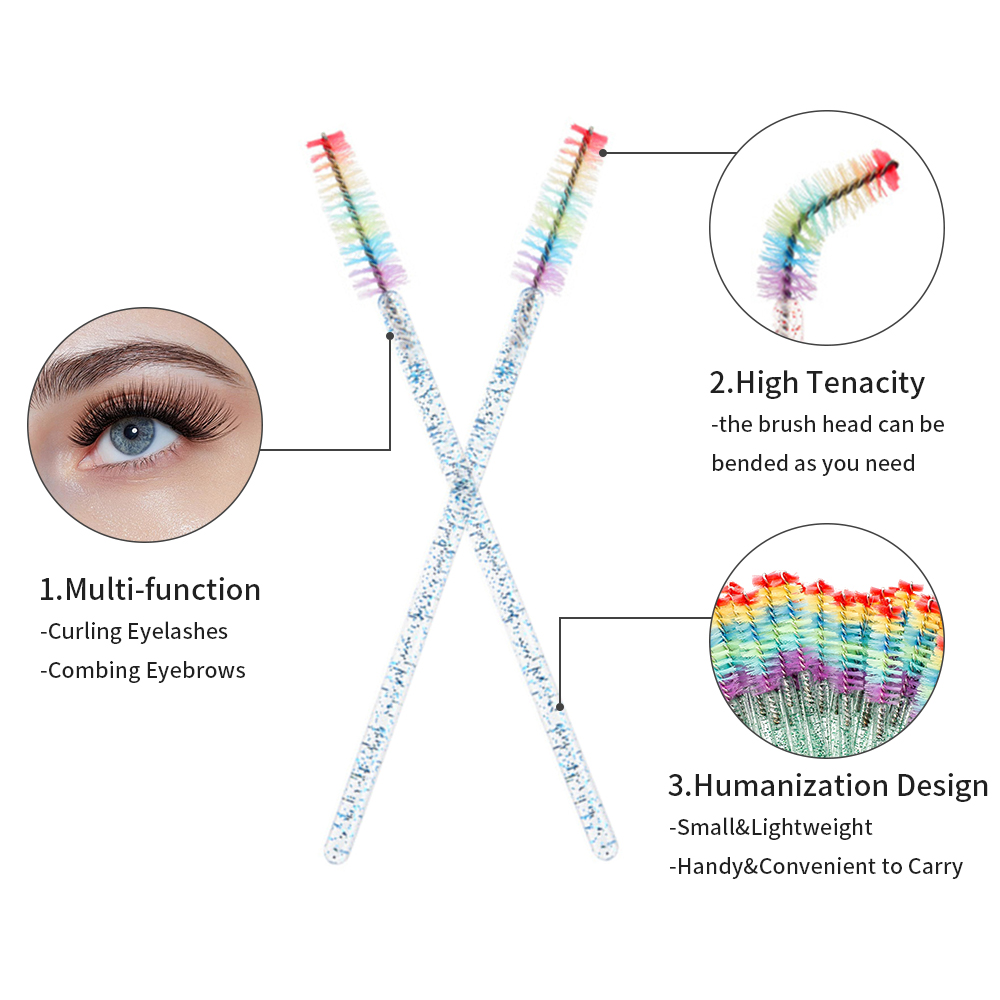 50 STKS Regenboogkristal Wimpe - Eyelash Extension Glasses recensie en prijs