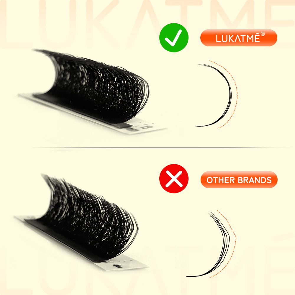 10 STKS/SET LUKATME Premade Fa - Eyelash Extension Y Shape recensie en prijs