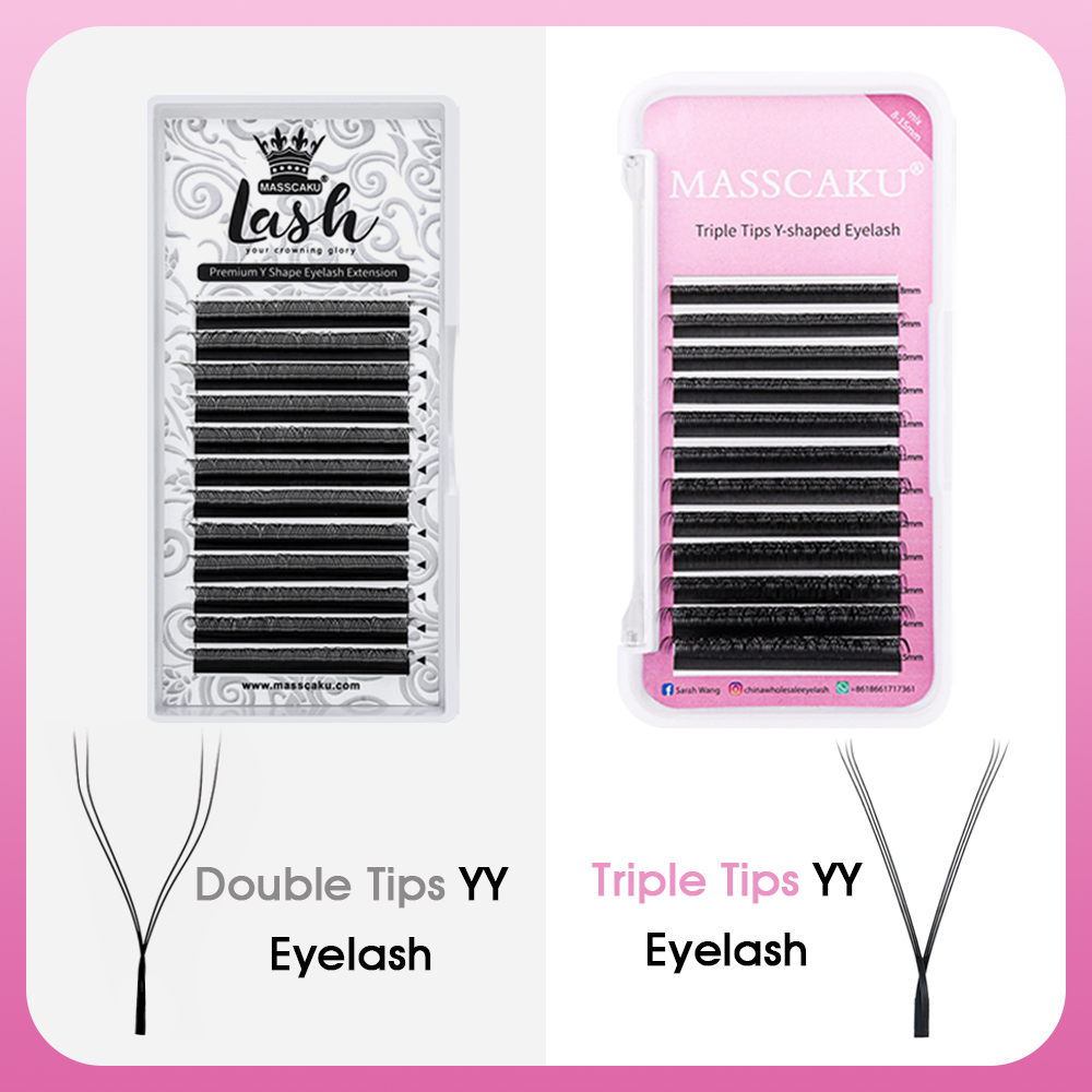 Masscaku Hot Selling Natuurlij - Eyelash Extension Yy recensie en prijs