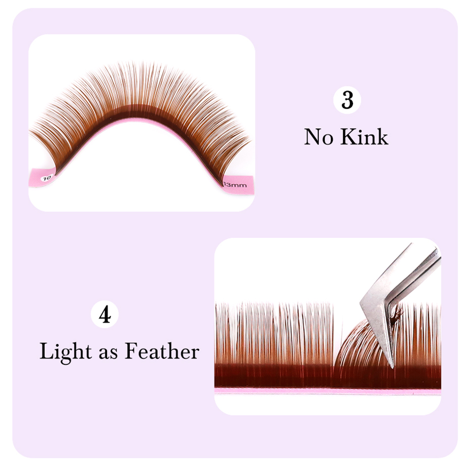 Donkerbruine wimperverlenging  - Lash Tile Palette recensie en prijs