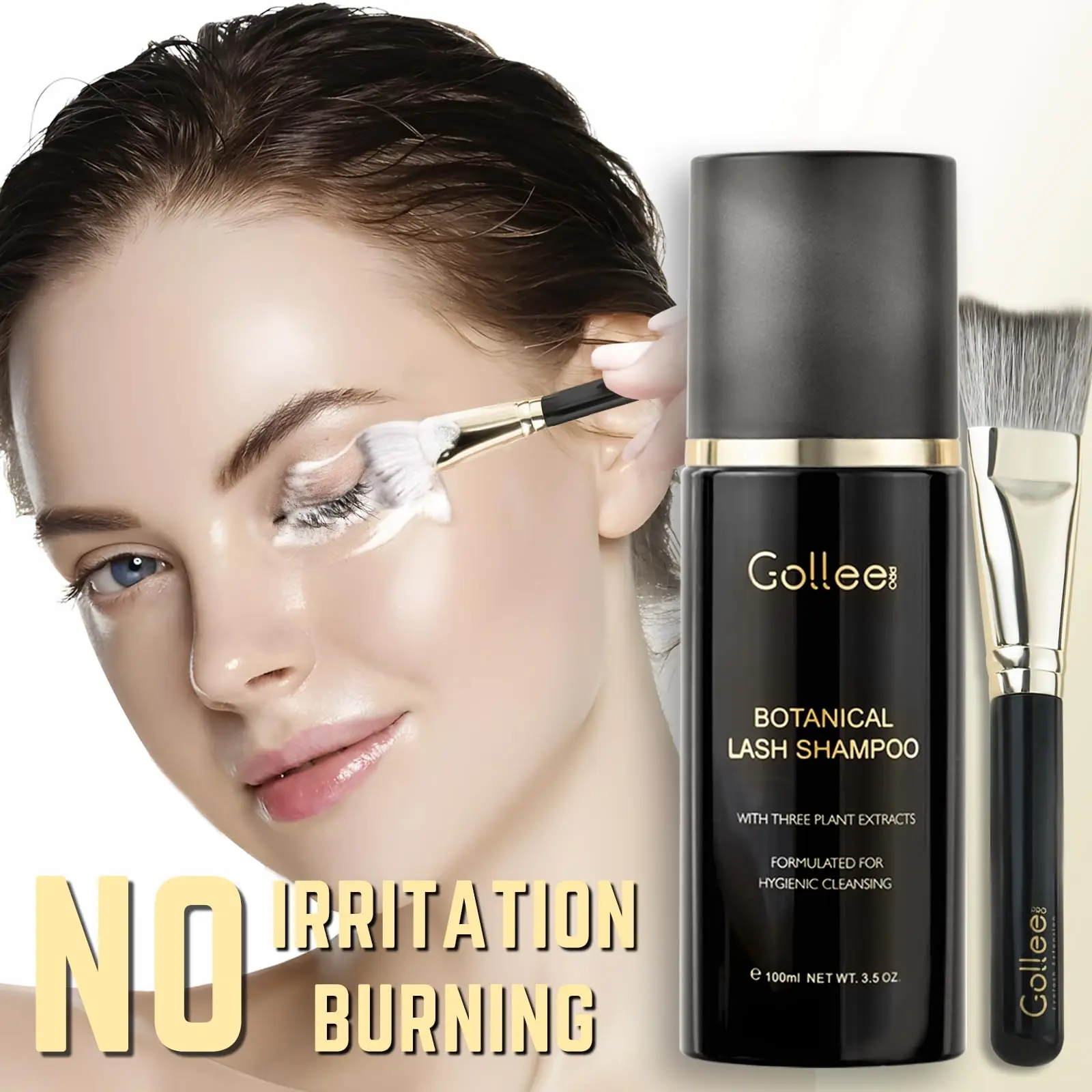 Gollee 100ml Reinigingsmousse  - Eyelash Extension Wash Kit recensie en prijs
