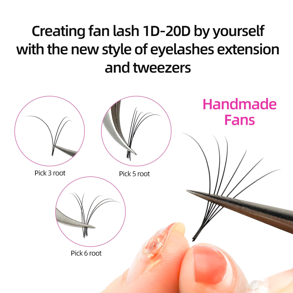 Rujade 5 Gevallen/Lot Valse Wi - Eyelash Extension Russian recensie en prijs
