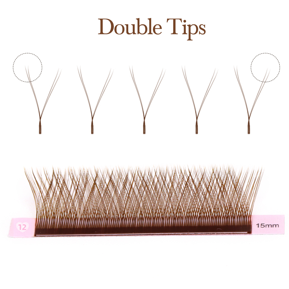 LASHPROFESSOR Zwart Bruin YY W - Eyelash Extension Y Shape recensie en prijs
